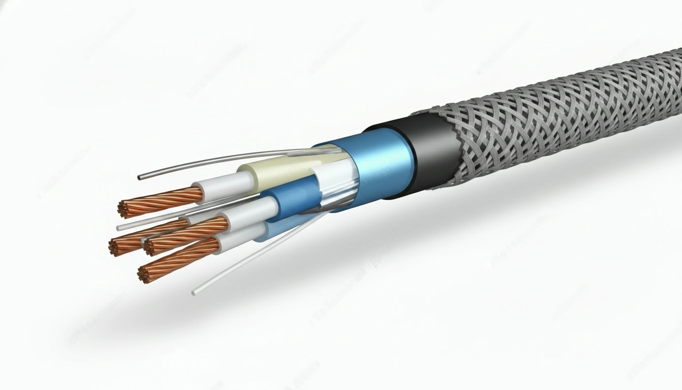 Кабель КуРсЭПКГнг(А)-ОБГ 5x6, 1 кВ